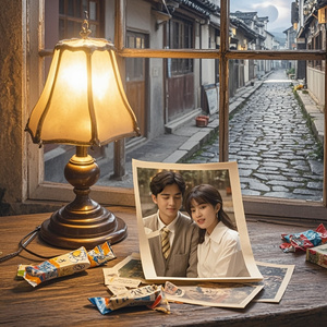 旧照片里的晚安