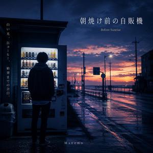 朝焼け前の自販機