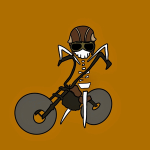 Motorcycle Boy Arriving