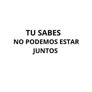 NO PODEMOS ESTAR JUNTOS