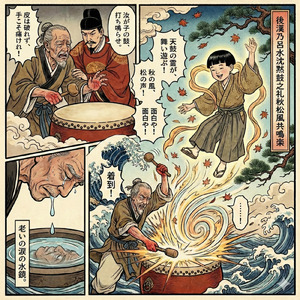 後漢乃呂水沈黙天鼓之礼秋風松風共鳴楽