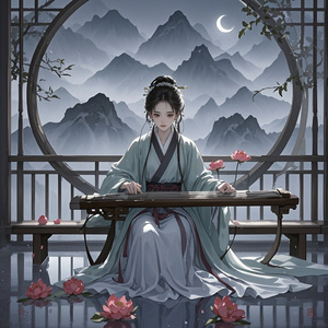 琴声悠扬晃啊晃