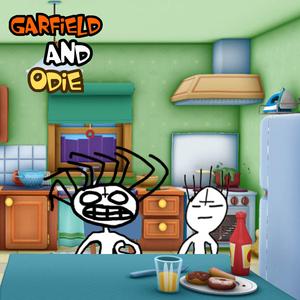 Garfield and Odie