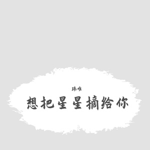 想把星星摘给你