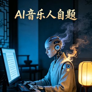 《AI音乐人自题》