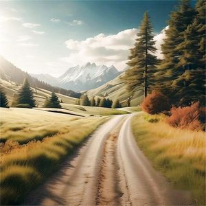 Golden Echoes of the Country Road