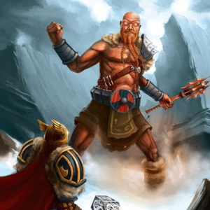 Hrungnir Sarhoş Olup Odin ve Diğer Tanrıları Öldürmekle Tehdit Ediyor