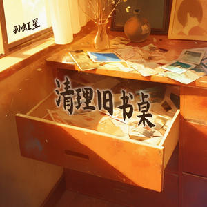 清理旧书桌 (夜晚版)