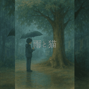 雨と猫