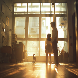 城市的灯慢慢点亮