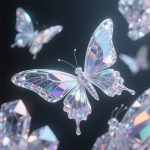 BORBOLETAS DE CRISTAL
