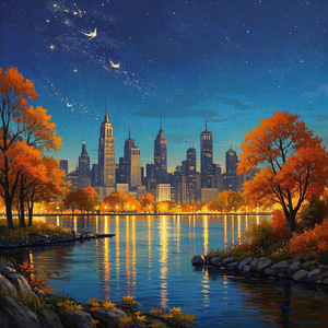 秋の夜空と僕ら