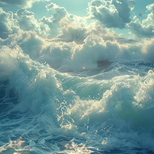 Aguas Serenas Del Océano Balneario