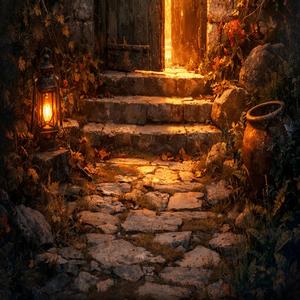 Kapının önündeyim