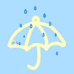 天空下着小雨