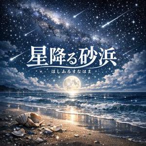 星降る砂浜
