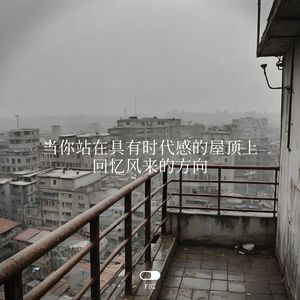 当你站在具有时代感的屋顶上回忆风来的方向