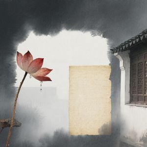 霜染三行