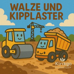 Walze und Kipplaster