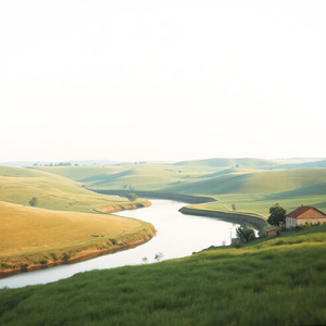 のどかな田園風景