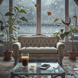 旧沙发上的沉默