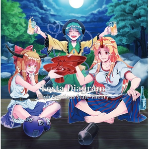 水面に映る華火