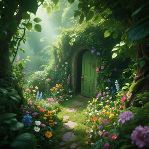 Jardim secreto com ele