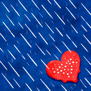 思念的泪如雨下