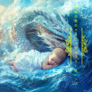 穏やかなビーチの音での夜の子守唄