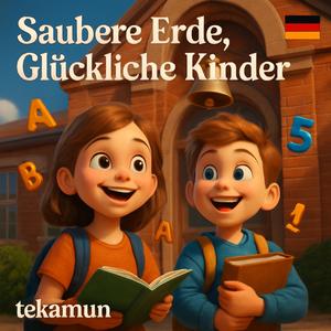 Saubere Erde Glückliche Kinder
