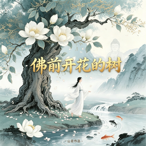 佛前开花的树