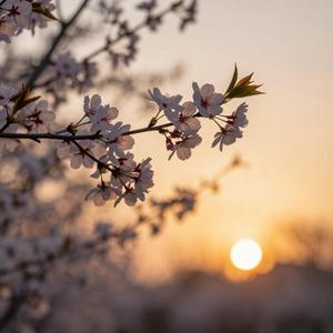 春の夕暮れ (Spring Sunset)