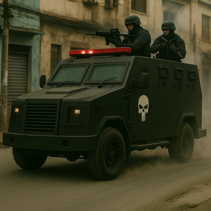Sirene da polícia tocando, o Caveirão vai te pegar