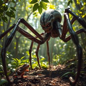 La femme araignée D