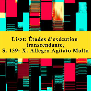 Liszt: Études d'exécution transcendante, S. 139: X. Allegro agitato molto