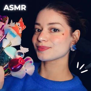 ASMR doubles micros : chuchotements et collection de pinceaux/stylos !