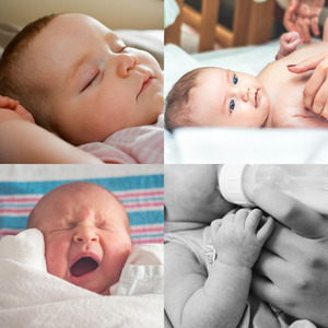 一尘不染婴儿睡眠印象数