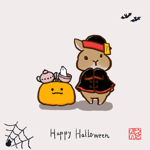 うさぎのノイちゃんのキョンシーダンス