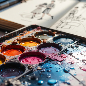 パレットに咲いた日々