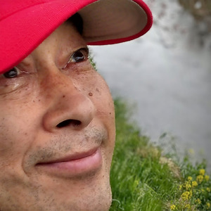 黒目川のほとり