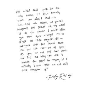 My Last Love Letter To You