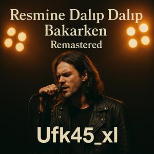 Resmine dalıp dalıp bakarken