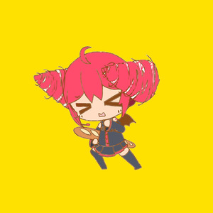 黄色の背景でテト動けばバズる