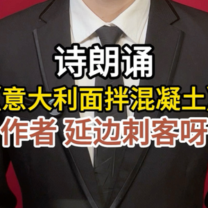 诗朗诵《意大利面拌42号混凝土》