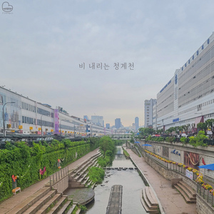 Rainy Cheonggyecheon
