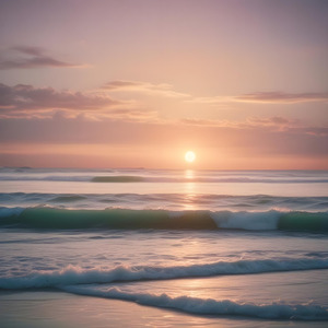 海辺の夕焼け