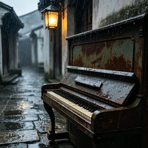 绣色琴键