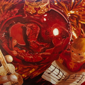 TIENE LA CABEZA LLENITA DE RIZOS