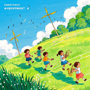 铃铛与彩旗的圆舞曲