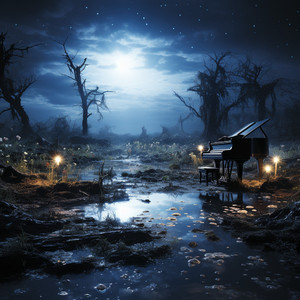 Paisaje De Ensueño Con Piano Para Pequeños Exploradores
